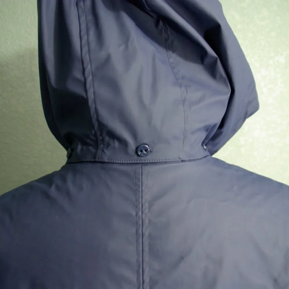 NWT Kate Spade New York Aline Raincoat Hooded Jacket Size 4 Water Resistant